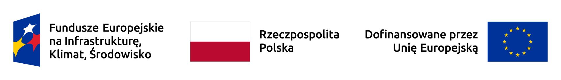 Zestawienie znaków Funduszy Europejskich